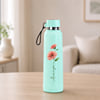 Personalized Pink Gerbera Stainless Steel Water Bottle