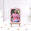 Gift Personalized Pink Photo Stand Hamper