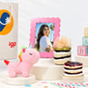 Personalized Pink Unicorn Gift Set