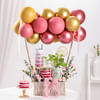 Personalized Planter And Treats Birthday Hamper Online