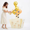 Personalized Polaroids with Golden Balloon Surprise