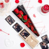 Personalized Popup Box And Roses Combo Online