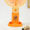 Gift Personalized Portable Hand Fan - Orange