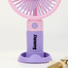 Gift Personalized Portable Hand Fan - Purple