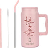 Buy Personalized Powder Pink Stainless Steel Tumbler - 1500 ml