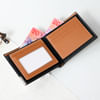 Buy Personalized PU Leather Black Bifold Wallet For Him