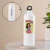 Personalized Queen Sister Sipper Bottle for Rakhi