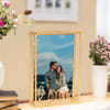 Buy Personalized Radiant Love Golden Metal Photo Frame