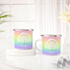 Gift Personalized Rainbow Coffee Mug - Set Of 2