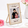 Shop Personalized Raksha Bandhan Memory Gold Metal Frame