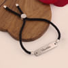 Personalized Rectangle Bracelet - Silver Grey Online