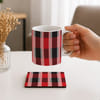 Buy Personalized Red Plaid Desk Essentials Hamper