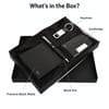 Gift Personalized Refined Faux Leather Wallet Gift Set For Him