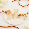 Personalized Resin Initial Rakhi Online