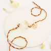 Gift Personalized Resin Initial Rakhi