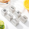 Gift Personalized Reusable Ice Cube And Glass Combo