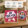 Gift Personalized Ride Or Die Double Sided Frame