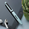 Buy Personalized Rollerball Pen with Blue Marble Design