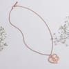 Buy Personalized Rose Gold Heart Pendant Valentine's Day Gift
