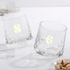 Gift Personalized Rotating Base Whiskey Glass Set - Set of 2