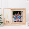 Gift Personalized Rotating Mother's Day Wooden Photo Frame