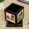 Buy Personalized Rotating Photo Pen Stand for Dad