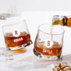 Gift Personalized Rotating Whiskey Glasses - Set Of 2