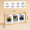 Gift Personalized Rotating Wooden Photo Frame For Him