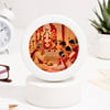 Shop Personalized Round Navratri Photo Frame