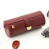 Buy Personalized Round Watch Organizer - Wine