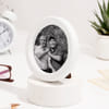 Shop Personalized Round Wooden Photo Frame for Father's Day