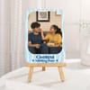 Shop Personalized Sibling Duo Frame with Wooden Stand for Rakhi