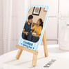 Buy Personalized Sibling Duo Frame with Wooden Stand for Rakhi