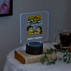 Shop Personalized Sibling Fighting Over Remote Acrylic Stand For Rakhi