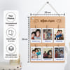 Gift Personalized Sibling Memories Wooden Polaroid Board