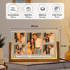 Gift Personalized Sibling Moments LED Photo Frame for Rakhi