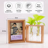 Gift Personalized Sibling Photo Frame with Test Tube Planter