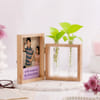Shop Personalized Sibling Photo Frame with Test Tube Planter