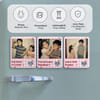 Gift Personalized Sibling Photo Fridge Magnet Set of 3