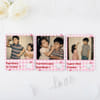Shop Personalized Sibling Photo Fridge Magnet Set of 3