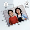 Gift Personalized Sibling Photo Puzzle for Rakhi