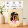 Gift Personalized Sibling Scallop Frame for Rakhi
