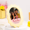 Shop Personalized Sibling Scallop Frame for Rakhi