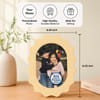 Gift Personalized Sibling Scalloped Photo Frame for Rakhi