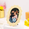 Buy Personalized Sibling Scalloped Photo Frame for Rakhi