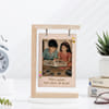 Shop Personalized Sibling Wooden Photo Holder for Rakhi