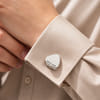 Shop Personalized Silver Cufflinks for Father's Day