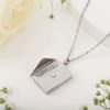Buy Personalized Silver Love Envelope Pendant