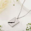 Shop Personalized Silver Love Envelope Pendant For Mom