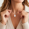 Shop Personalized Silver Oval Name Necklace